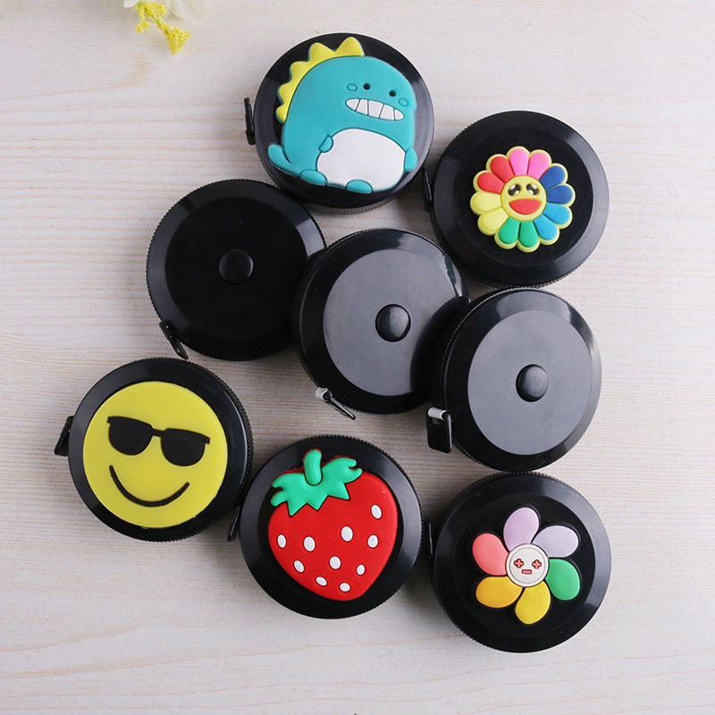 Thước dây cuộn đo eo in hình cute 1.5m, thước dây đo chiều cao THUOC03