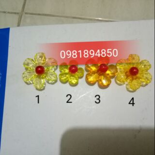 100g Hoa làm cây cành vàng lá ngọc
