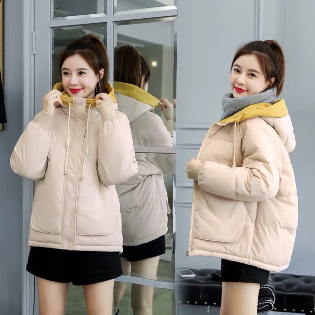 HT396 Áo phao nam nữ dáng ngắn sale trái mùa