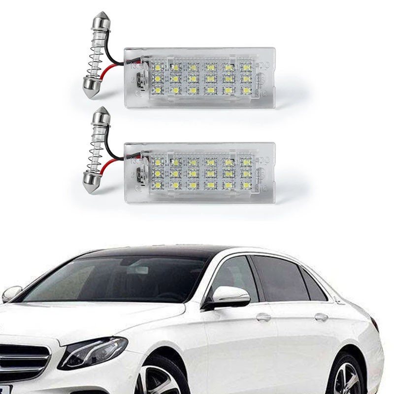 2 Chiếc Cho Xe BMW E53 Số Biển Số Đèn Không Lỗi Trắng Cho Xe BMW X5 E53 99-06 X3 E83 03-10 Chiếu Sán