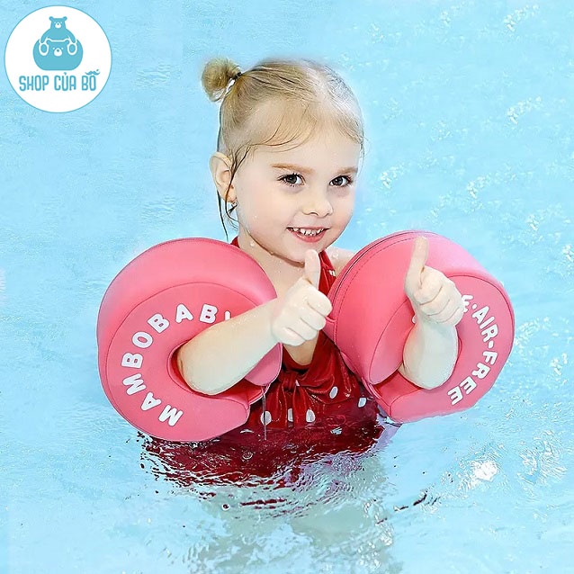 Phao bơi 3 in 1 không bơm hơi cho bé từ 3-8 tuổi phao bơi cao cấp Mambobaby