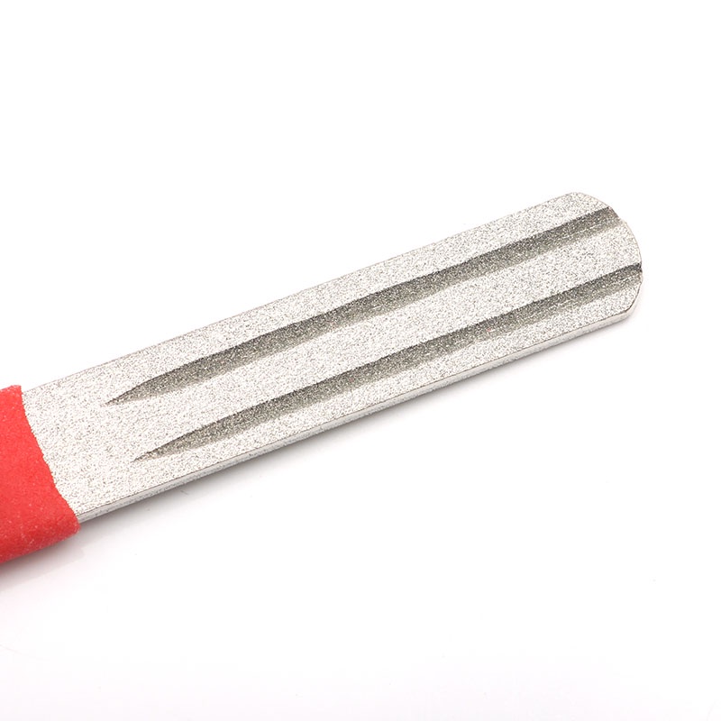 1 dụng cụ mài lưỡi câu đơn/đôi mới