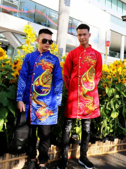 Áo dài cách tân nam