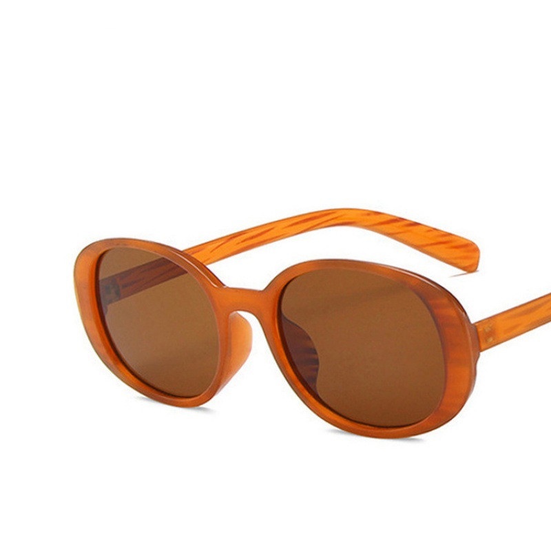 Kính Mát Gọng Oval Mới Mẻ Phong Cách Retro Âu Mỹ