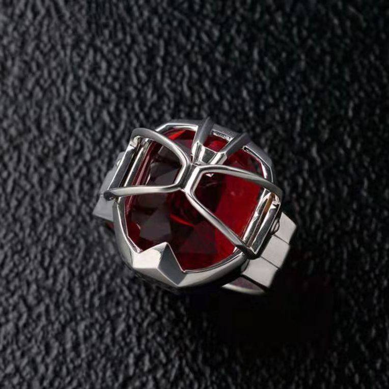 Nhẫn Hở Ma Thuật Hình Ngọn Lửa Phong Cách Kamen Rider flame Wizard