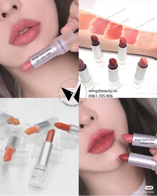 MAC - Son thỏi Loud and Clear Matte Lipstick (Sugar Sweet Cameo)