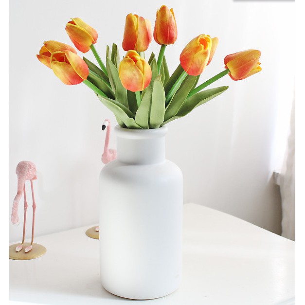 Hoa giả-Hoa Tulip cao cấp cành dài 35cm ẢNH THẬT