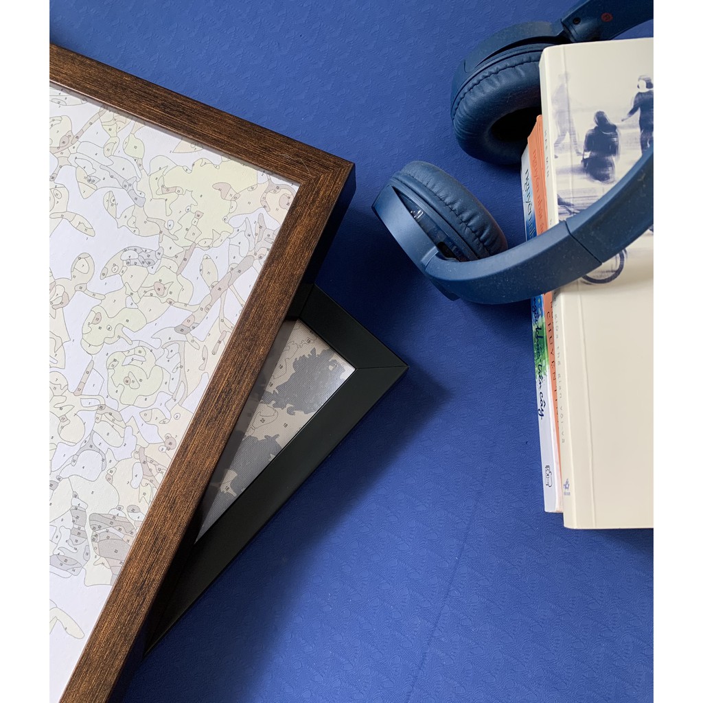 Khung Tranh Viền TỰ LẮP Cho Tranh Số hoá tự tô khổ 40x50 - THAO TÁC ĐƠN GIẢN- DỄ DÀNG THÁO LẮP - KHÔNG KÍNH | BigBuy360 - bigbuy360.vn