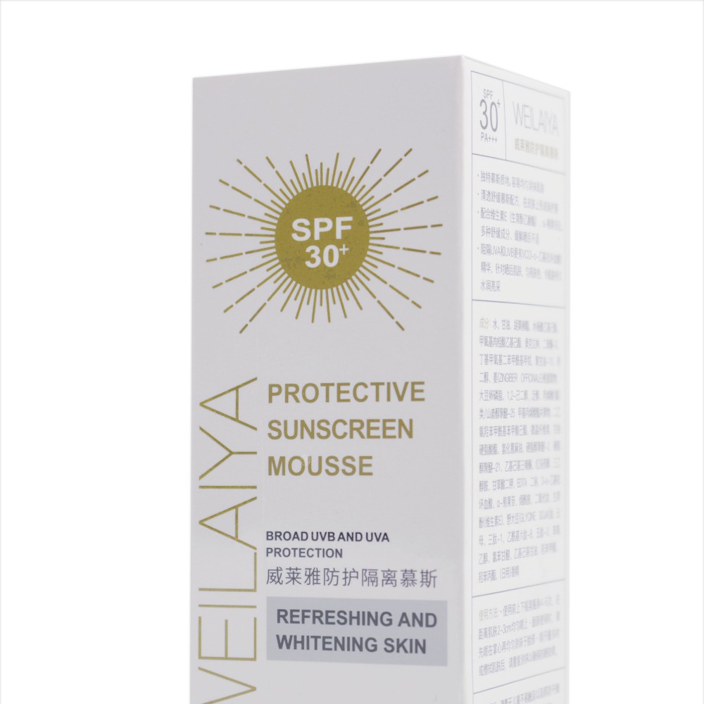 Bọt chống nắng trắng da Weilaiya - Hàng chính hãng
