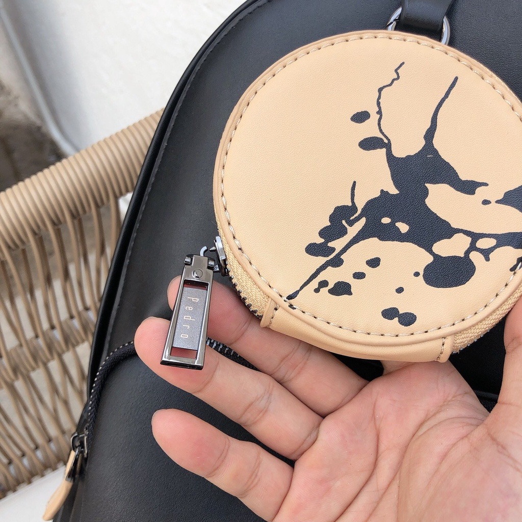 Balo Pedro trơn kèm khóa tròn pm14