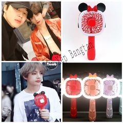 Quạt V quạt sạc cầm tay hình ngộ nghĩnh Bts idol Hàn Quốc cầm tay tiện lợi đi học đi chơi