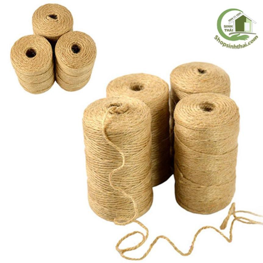 Cuộn dây thừng - dây dù màu xanh, trắng [ nguyên cuộn ]