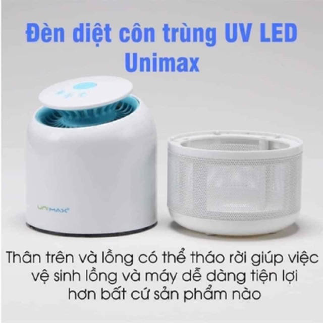 Đèn bắt muỗi Unimax bằng tia UV BUGS-KILLER Hàn Quốc