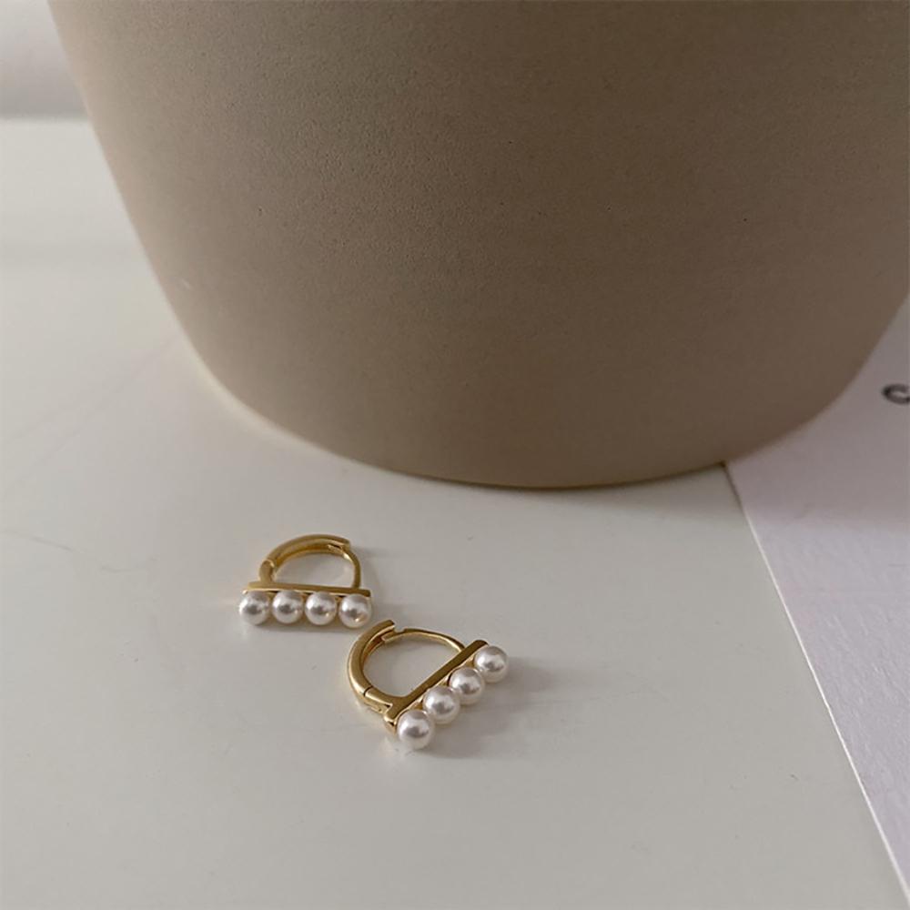 Khuyên Tai Bằng Đồng Phong Cách Retro Thanh Lịch Cho Nữ