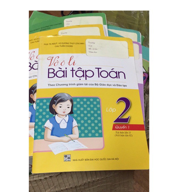 [Bebu123] Vở ô ly bài tập toán lớp 2 , 3,4,5 13k /quyển [TD92]