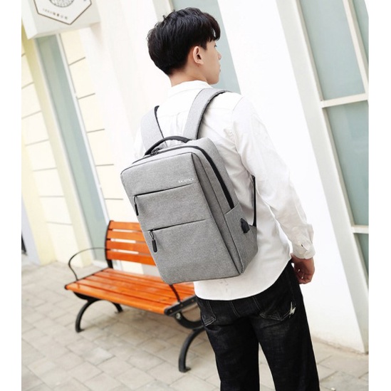Balo vải nam nữ, balo đựng laptop siêu bền cực nhẹ thời trang phong cách