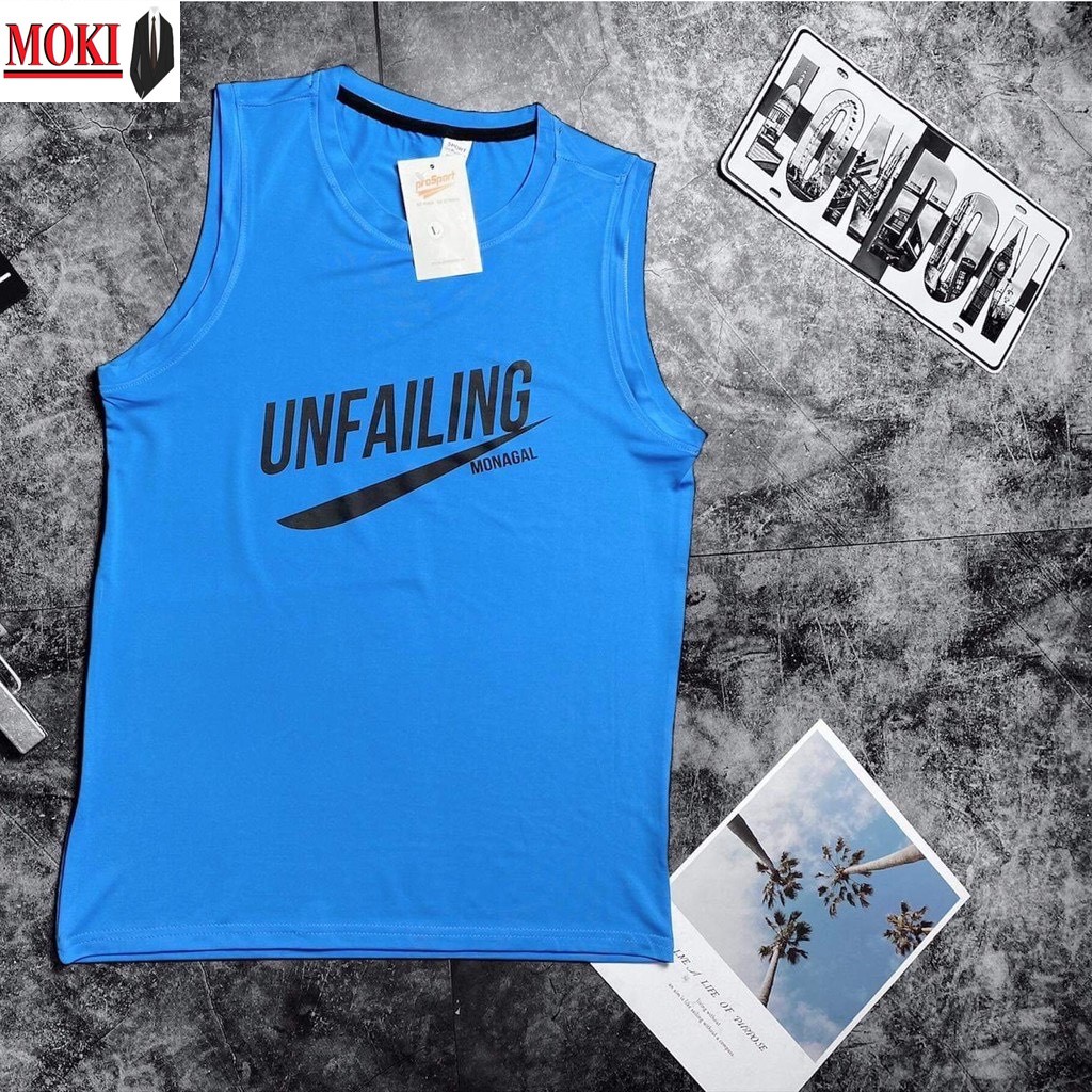 Áo ba lỗ Nam MOKI, áo tanktop tập thể thao tập gym thời trag phong cách | BigBuy360 - bigbuy360.vn