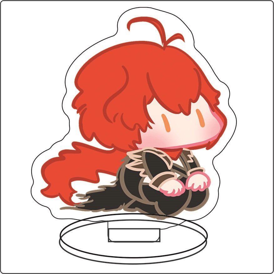 ( NGỒI ) Mô hình MINI GENSHIN IMPACT Standee game anime chibi mica trưng bày