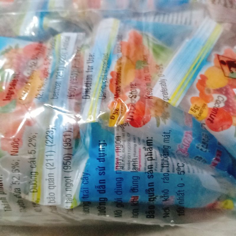 Thạch Dừa Bến Tre Bịch 20 Gói 🌴 FREESHIP 🌴 Thạch Dừa Ăn Liền Thanh Bình