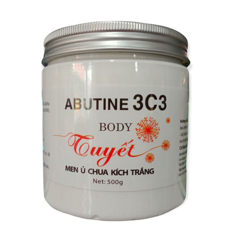 Men Ủ Chua Abutine 3c3 Body Tuyết Trắng Cực Mạnh