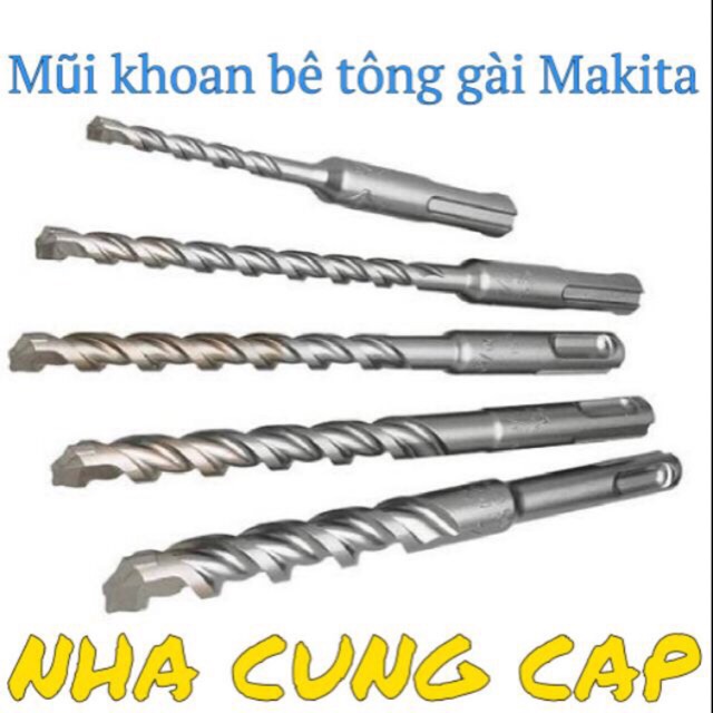 Mũi khoan bê tông gài Makita