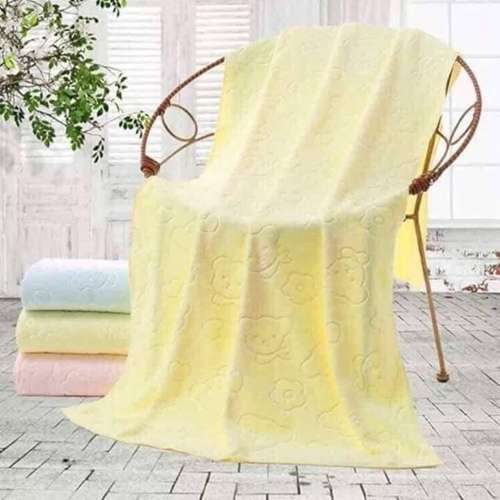 Khăn tắm giá rẻ to rộng 70x140 cm - khăn tắm cho bé cho cả gia đình