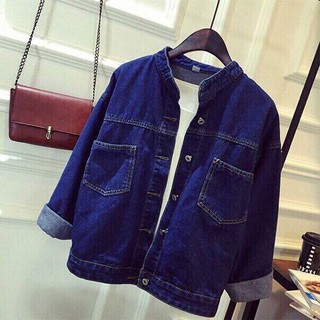 Áo khoác jeans nữ phong cách trẻ 2018 ms0033