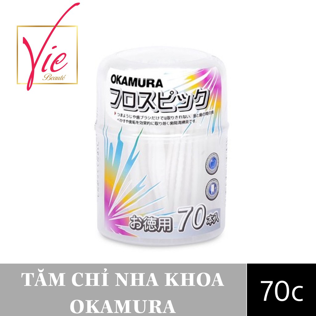 Tăm chỉ nha khoa Okamura - Tăm chỉ nha khoa Nhật Bản 70P