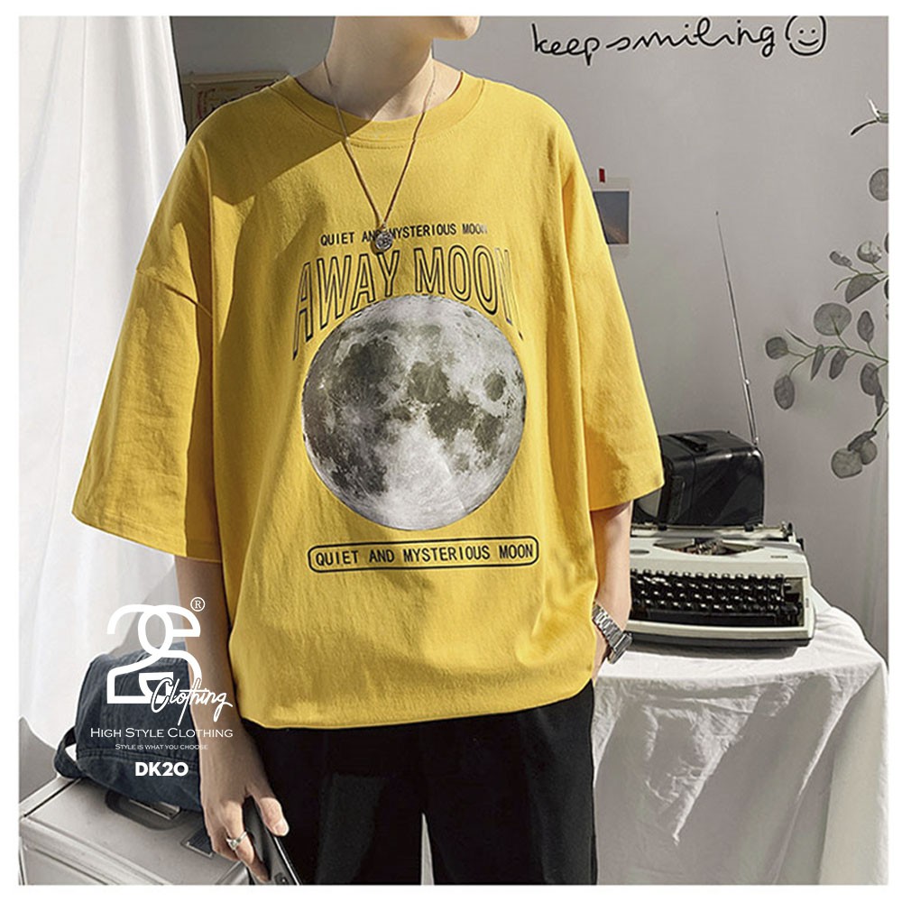 Áo Phông Nam Tay Lỡ Form Rộng Oversize 2S Clothing, Áo Thun Basic Tee Trơn Unisex Nam In Hình Cute DK20