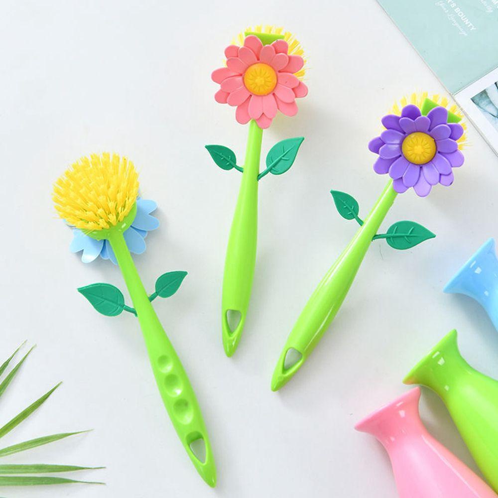 1 Bàn Chải Rửa Chén Có Tay Cầm Tháo Rời Được Dễ Thương