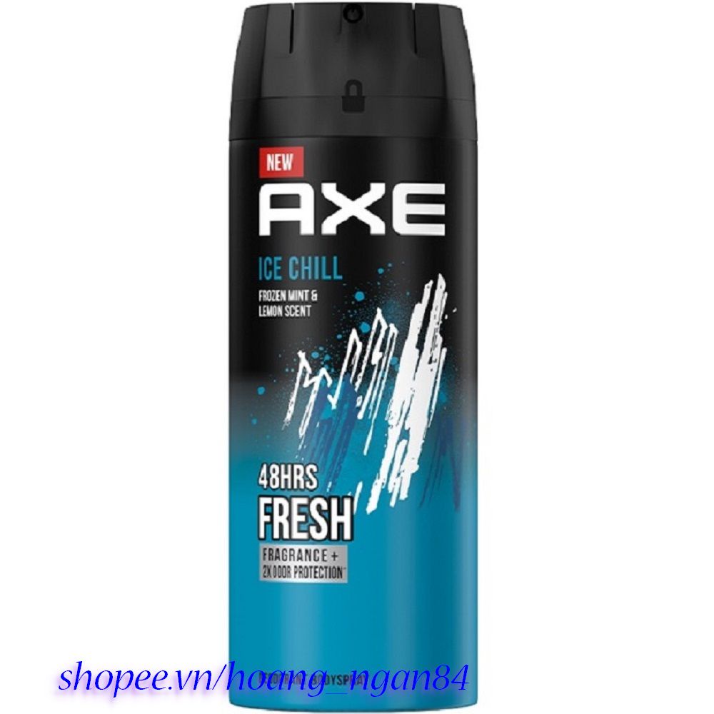 Xịt Khử MùI Nam 135Ml Axe Ice Chill Công Ty Hương Thơm Nam Tính Chính Hãng.