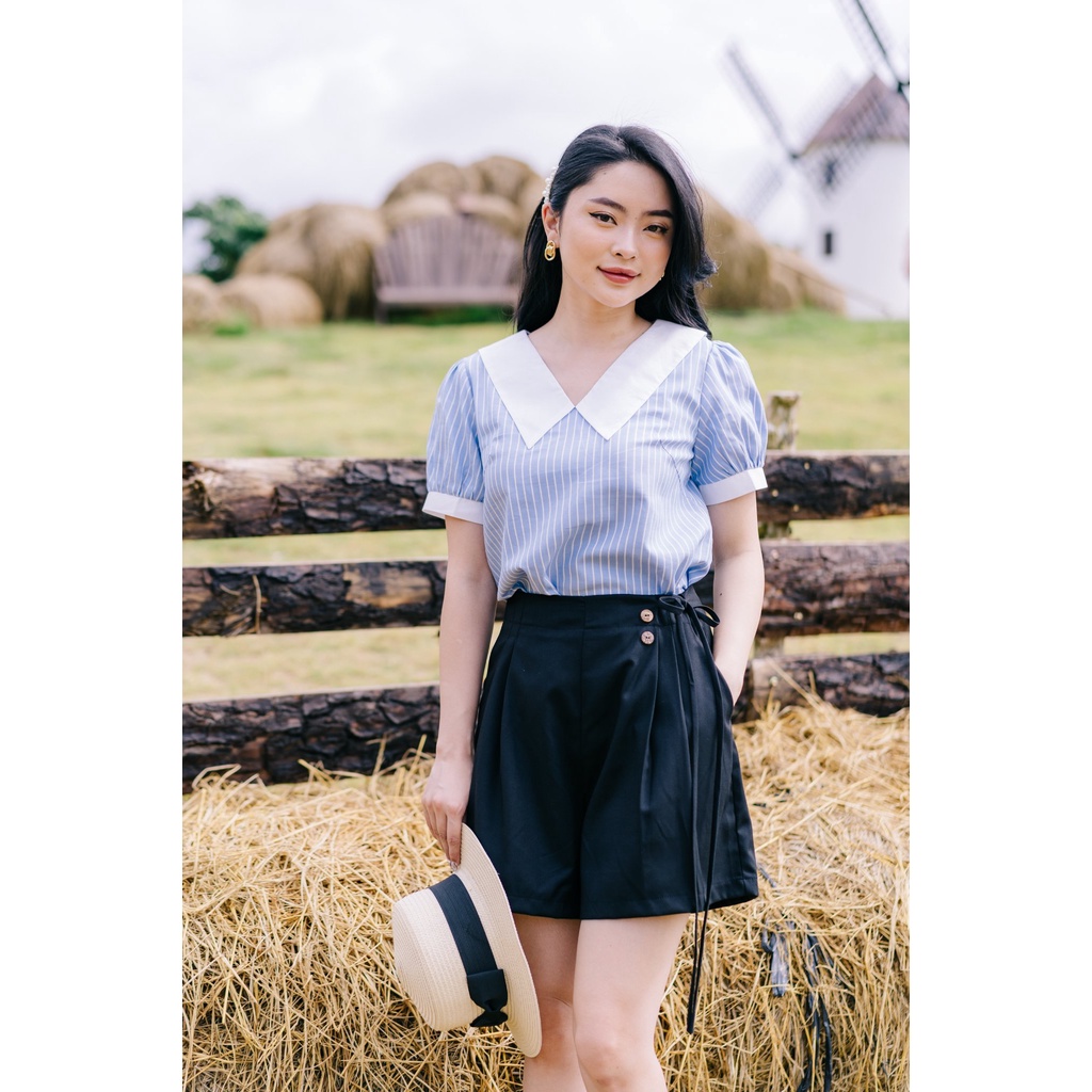 MINX - Áo Aster Contrast Collar Blouse