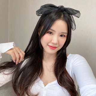 Băng đô vải voan phối ruy băng xinh xắn hợp thời trang