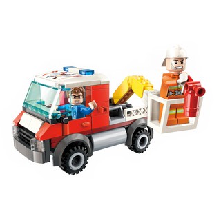 Bộ đồ chơi xếp hình Qman 2802– Xe báo động