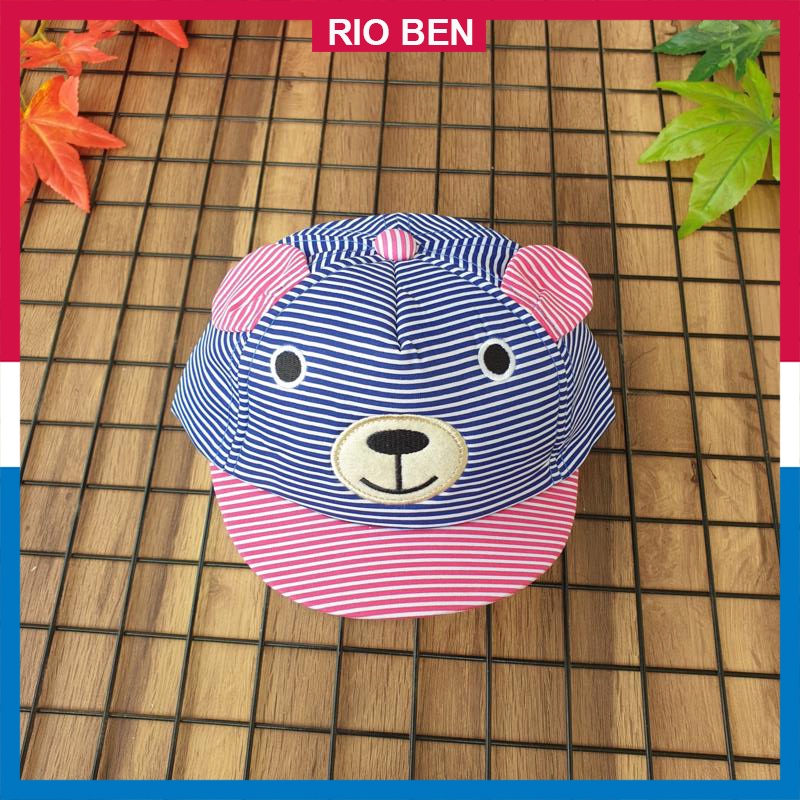 Nón bé nhỏ có tai dễ thương, bé dưới 2 tuổi RBN082