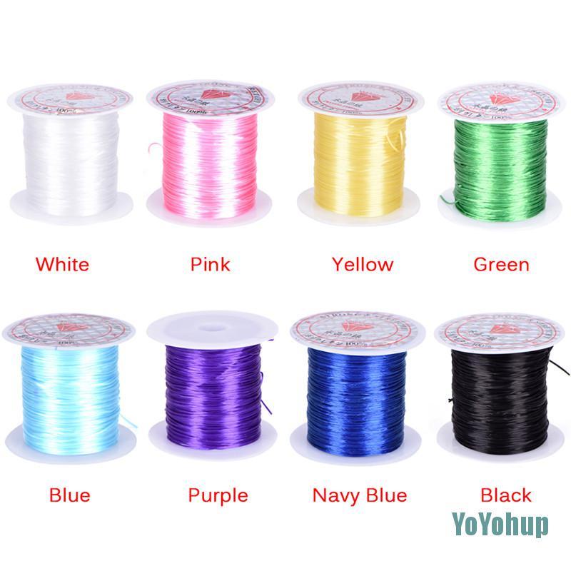 Cuộn Dây Cước Co Giãn 0.8mm Dùng Làm Đồ Trang Sức Thủ Công