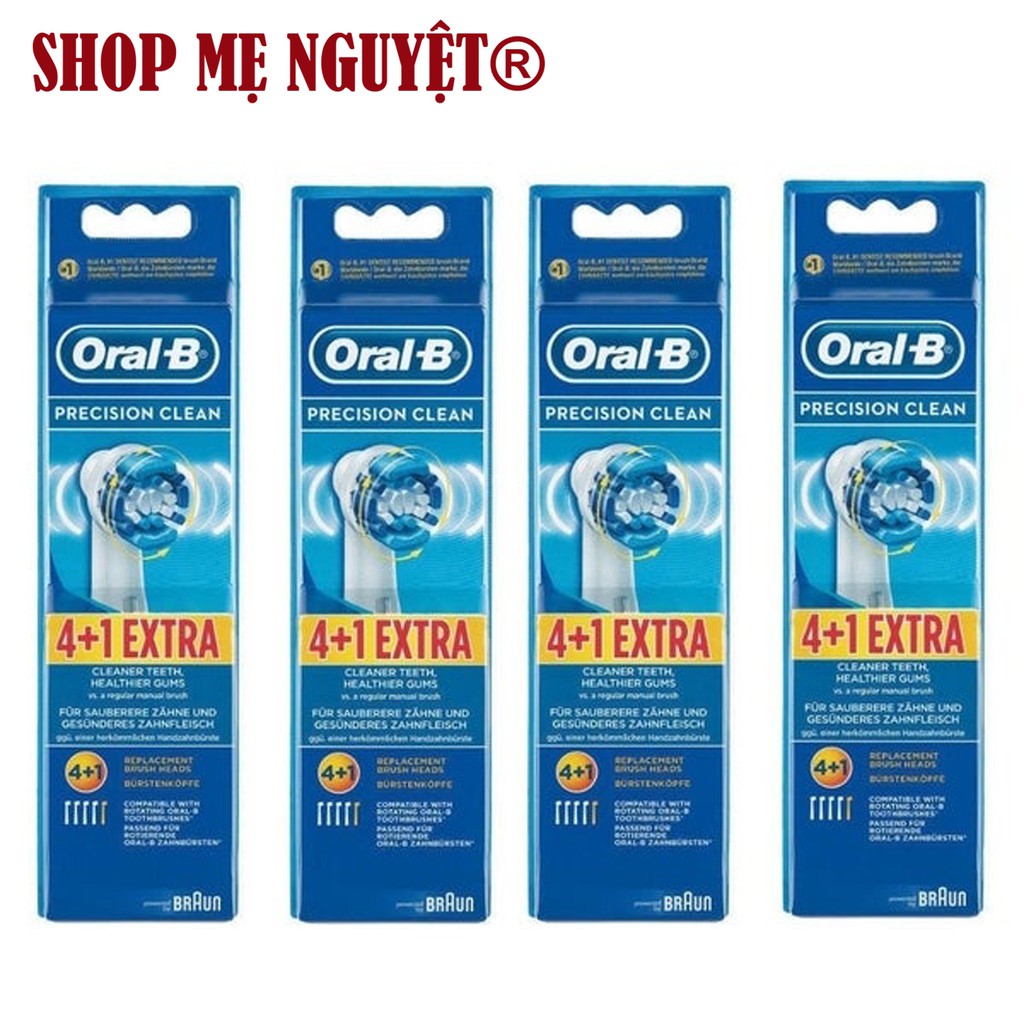 Bộ đầu bàn chải đánh răng điện Oral-B Precision Clean (made in GERMANY)