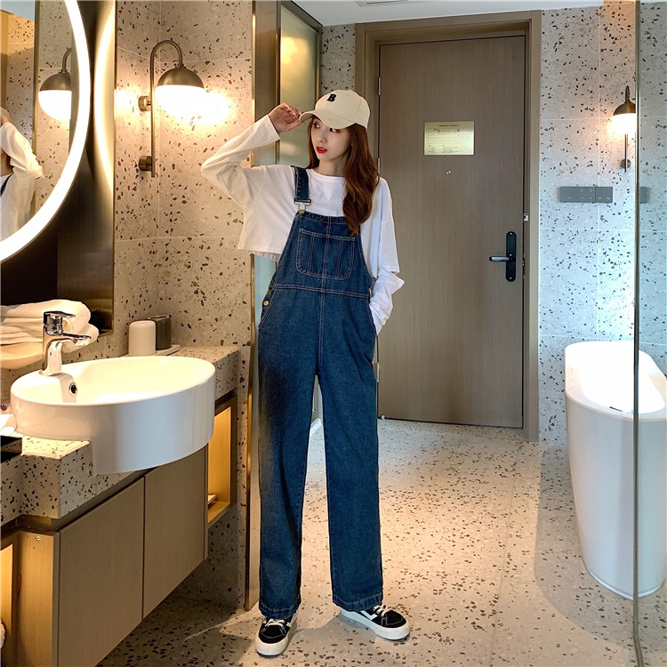 SẴN M Yếm Bò Dài Dành Cho Bạn Nữ - Đủ Size - Màu Xanh Đậm | BigBuy360 - bigbuy360.vn