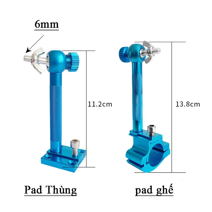 Pat Gắn Đèn Trợ Sáng - Lắp Ghế Câu , Thùng Câu Đài Chuyên Dụng Cao Cấp - AA17