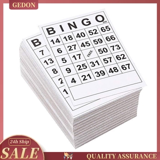 Bộ 40 Thẻ Trò Chơi Bingo 75 Số