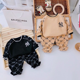 Bộ bé trai NY chất da cá cao cấp