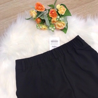 Quần baggy chun lưng chât Mango