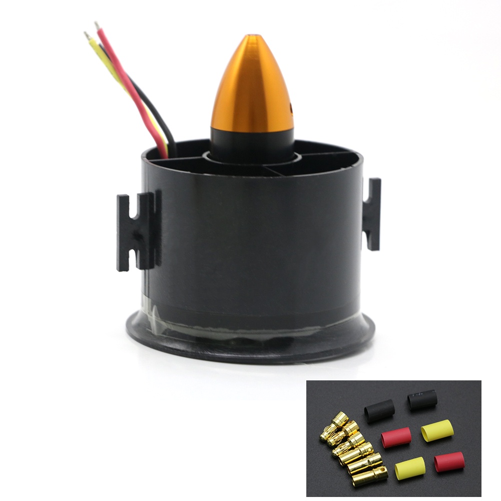 Động Cơ Không Chổi Than QX-Motor 70mm 6 Cánh EDF 2822 3000KV Cho Máy Bay Điều Khiển Từ Xa