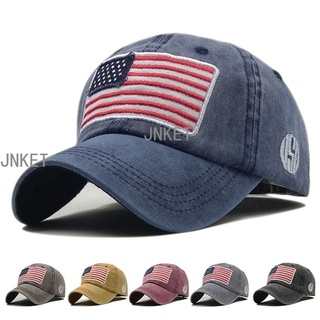 Mũ lưỡi trai thêu hình lá cờ unisex phong cách hip hop