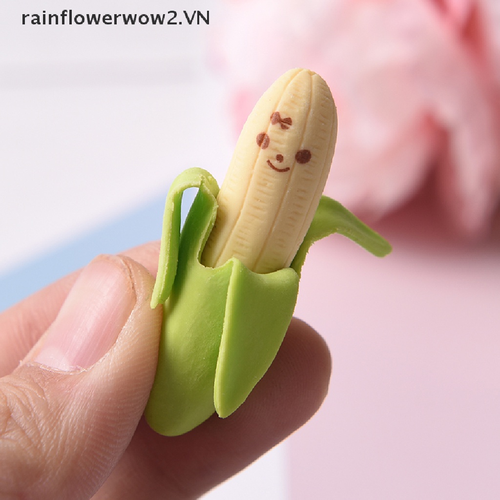 Bộ 2 Cục Tẩy Hình Quả Chuối Dễ Thương