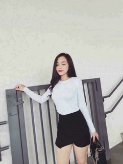 Set áo HM ( trắng đen )