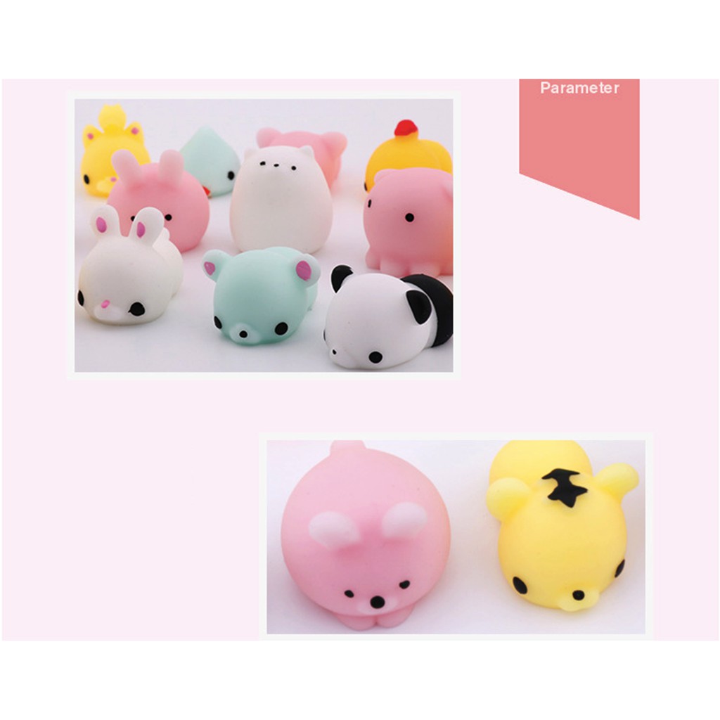 Đồ Chơi Squishy Mochi Hình Thú Cực Dễ Thương T006