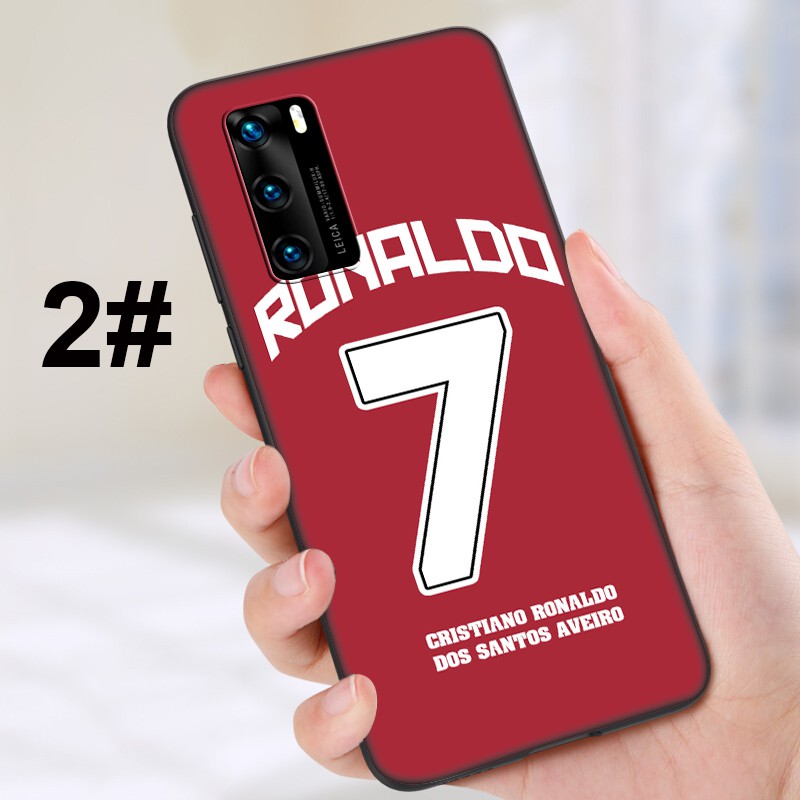 Ốp điện thoại dẻo in hình Cristiano Ronaldo CR7 cho Huawei Y6P Y6 Y9 Y7 Prime 2019 2018 2017 LUA24