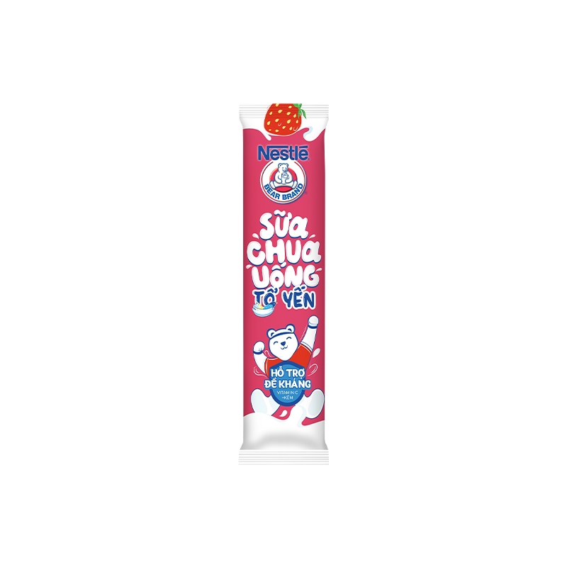 Sữa chua tổ yến Nestlé Yogu Gấu HƯƠNG DÂU