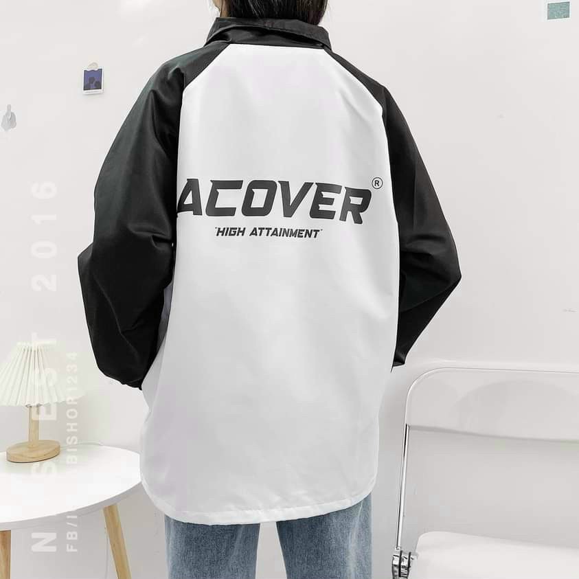 Áo Khoác Unisex Nam Nữ Form Rộng ACOVER Phong Cách Hàn Quốc Mẫu Mới Cực Hot  - ĐĂNG QUANG CLOTHER
